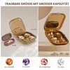 Medicijnbox met 4 compartimenten, draagbare pillendoos, Productafbeelding-voorbeeld 3