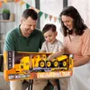 Malplay camion set rimorchio con 2 veicoli da costruzione Anteprima dell’immagine prodotto 11