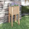 vidaXL květináč 31x31x70 cm z masivního borovicového dřeva Náhled obrázku produktu 2