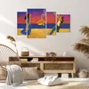 Bild auf Leinwand - Leinwandbild - 4 Teile - Symbol Liebe Produktbild-Vorschau 7