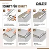 Dalsys Fliesenschiene Eckprofil 250cm x 10mm Schwarz Produktbild-Vorschau 4