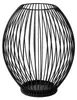 Świecznik metalowy lampion industrialny loft glamour czarny Podgląd zdjęcia produktu 3