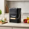 Vilde | Compostiera da cucina - Nero - 5 litri - Con filtro Anteprima dell’immagine prodotto 2