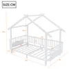 Merax Hausbett aus Metall 90x200cm, Jugendbett mit Produktbild-Vorschau 5