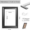 2er 3er 5er Lifestyle Plexi Foto Rahmen Collage Wanddeko Produktbild-Vorschau 3