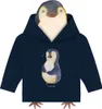 Mr. & Mrs. Panda Organic Baby Hoodie Pinguin Diät 24. - 36. Produktbild-Vorschau 2