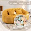 OKWISH Fauteuil Pouf - Fauteuil Lounge 2 Places avec Voir les images du produit 5