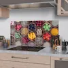 DEQORI Küchenrückwand Glas 100x50 cm 'Superfood-Ensemble' Produktbild-Vorschau 2