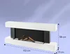 Klarstein Cheminee Electrique Effet Flamme, Cheminée Voir les images du produit 7