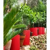 Contenant En Granit Rond 40 Rouge Voir les images du produit 2