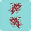 Aufkleber - 2er Set Autoaufkleber "Hibiskusblüten" je 50cm Produktbild-Vorschau 2