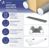 VOUNOT® 2er Set Türdichtung unten, zuschneidbare Produktbild-Vorschau 3