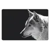 MuchoWow® Mauspad Mousepad Wildlife - Wolf - Schwarz - Weiß Produktbild-Vorschau 1