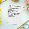 Mr. & Mrs. Panda Postkarte Wir können nicht alle... - Weiß Produktbild-Vorschau 2