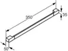 Kludi 4998105 E2 Wannengriff 350 MM Produktbild-Vorschau 3