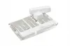 Two white firelighter cubes and one white firelighter bar are placed on top of a package of firelighters. Podgląd zdjęcia produktu
