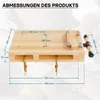 Wiltec Banco da lavoro portatile 45,5x28x7 cm & morsa Mini Anteprima dell’immagine prodotto 4