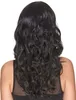 Deluxe Perücke schwarzes gewelltes Haar mit Pony Produktbild-Vorschau 2