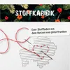 Blumen Rot Set10 Waffelstoff Set  1x Waffelstoff + 2x  Produktbild-Vorschau 7