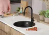 PRIMAGRAN Spülbecken Rund Schwarz Metallic 50x50cm, Produktbild-Vorschau 7