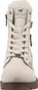 A front view of a white boot. Voir les images du produit