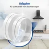 Schlauchverbinder Adapter 90 mm für Abluftschlauch Produktbild-Vorschau 2
