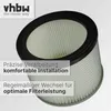 vhbw Faltenfilter kompatibel mit Rowi RAS 800/18/1 Inox Produktbild-Vorschau 6