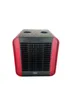 A red and black electric heater is shown against a white background. Produktbild-Vorschau