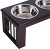 Rutschfeste Hunde-Futterstation Grau 58,4x30,5x25,4cm 2L Produktbild-Vorschau 9