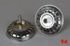 Two stainless steel sink strainers are shown against a plain gray background. Produktbild-Vorschau