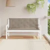 vidaXL Polštář na zahradní lavici Taupe 150x(50+50)x7 cm Náhled obrázku produktu 4
