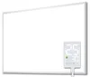 A white infrared heater panel with a digital display showing temperature settings. Produktbild-Vorschau
