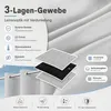 Outdoor Vorhang mit Ösen Grauweiß 254 x 214 cm Winddicht Produktbild-Vorschau 8