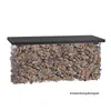 Ławka gabionowa 100x30 cm Wuppertal, antracyt Podgląd zdjęcia produktu 2