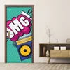 Türposter 90x200 cm Türaufkleber Türtapete Türfolie Produktbild-Vorschau 3