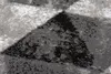 Tapiso Koberec LUXURY Geometric Black Grey Obývací pokoj Náhled obrázku produktu 3