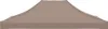 vidaXL Partyzelt-Dach 4x3 m Taupe 270 g/m² Produktbild-Vorschau 3