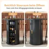 Kulatý barový stůl s úložným prostorem, barový stůl s Náhled obrázku produktu 13