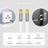 deleyCON MK280, 5 m, TV plug, TV socket, Weiß Produktbild-Vorschau 6