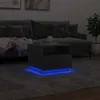 vidaXL Couchtisch mit LED-Leuchten Betongrau 50x49x40 cm Produktbild-Vorschau 4