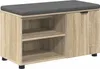vidaXL Lavice do předsíně s polštářem dub Sonoma 80 x 38 x Náhled obrázku produktu 1