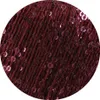 A close-up view of burgundy yarn with sequins. Produktbild-Vorschau