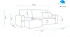 Idohome – Moderne Ecksofa mit Schlaffunktion und Produktbild-Vorschau 7