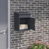 vidaXL Boîte à colis avec rangement Anthracite 47,5 x 38 x Voir les images du produit 2