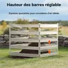 Wiltec Composteur de jardin en métal – 100 x 90 x 90 cm – Voir les images du produit 4