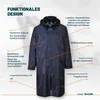 Portwest. Gabardina impermeable clásica, color azul, talla Vista previa de la imagen del producto 4