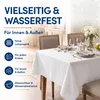 Wachstuch Baku 160cm Rund Weiss Produktbild-Vorschau 2