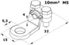 Ringkabelschuh | Schraubbar | 10mm² | M5.5 Produktbild-Vorschau 2