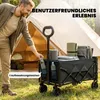 Outsunny Bollerwagen 60L Faltbar Handwagen Gartenwagen mit Produktbild-Vorschau 8