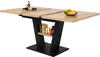 Teleskop-Esstisch 118-157 cm in Schwarz-Natur – Produktbild-Vorschau 2